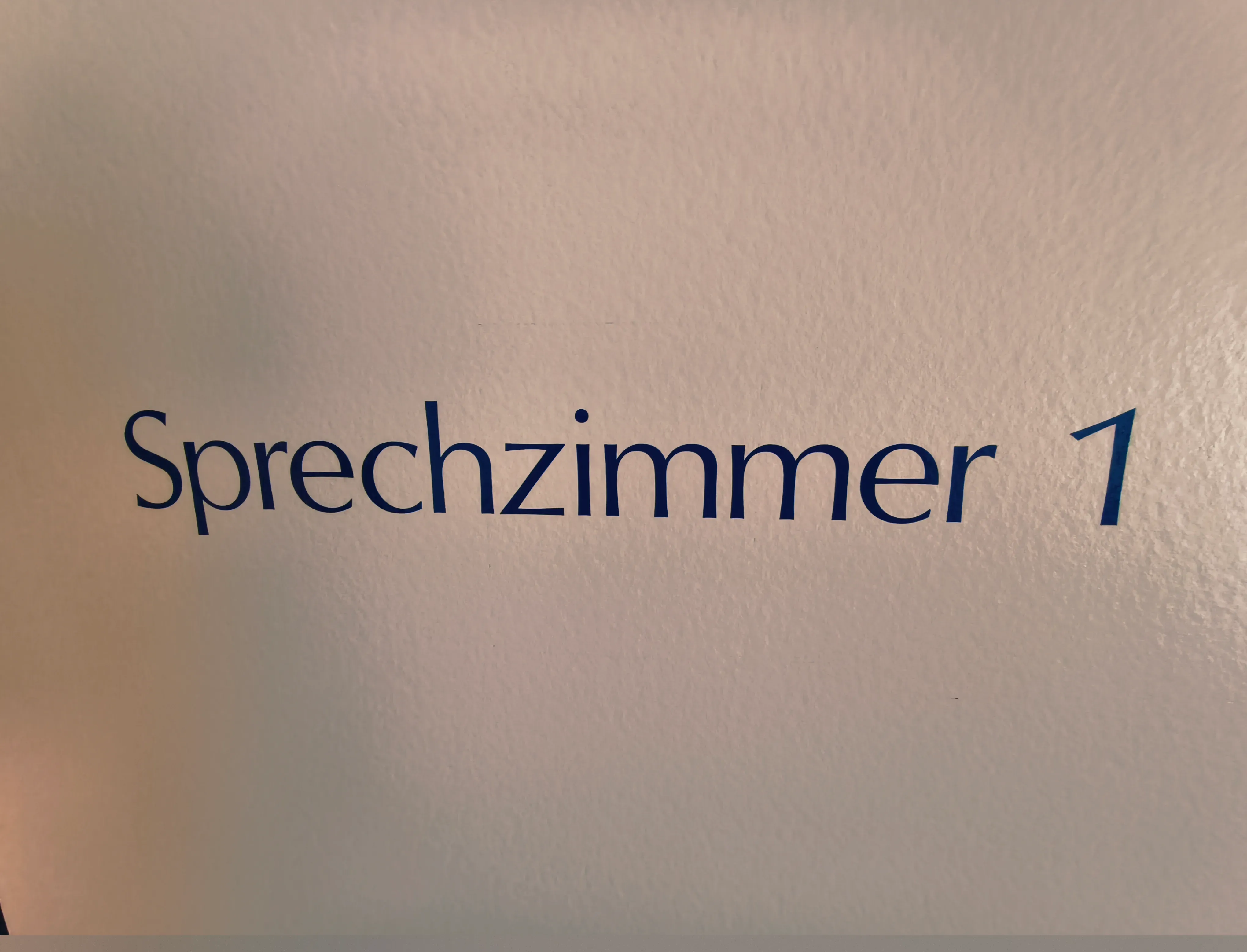 Sprechzimmer 1